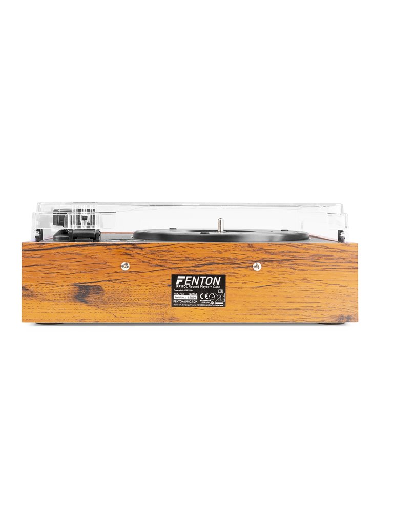 RP170L Giradiscos con caja de almacenaje de vinilos Madera