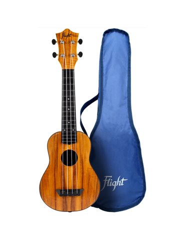 Ukelele Soprano Flight TUS-55 Travel Acacia 2