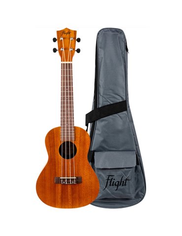 Ukelele Concert Flight NUC-250 Natural Acacia 2