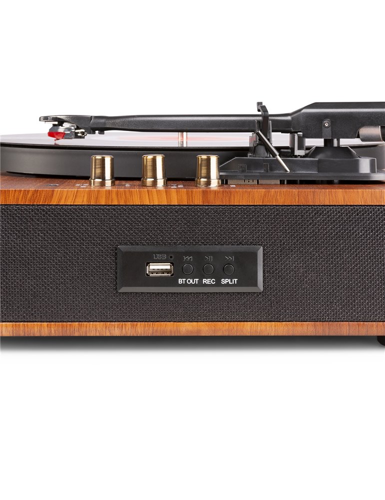 RP162D Giradiscos HQ BT Madera oscura
