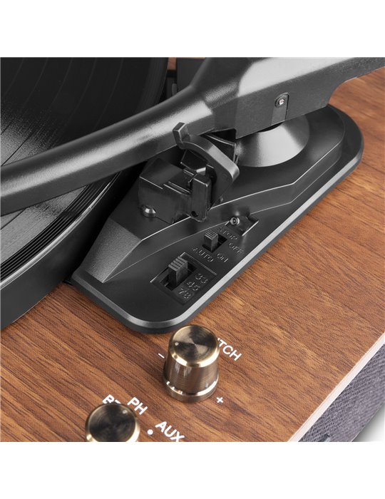 RP162 Giradiscos HQ BT Madera de nogal
