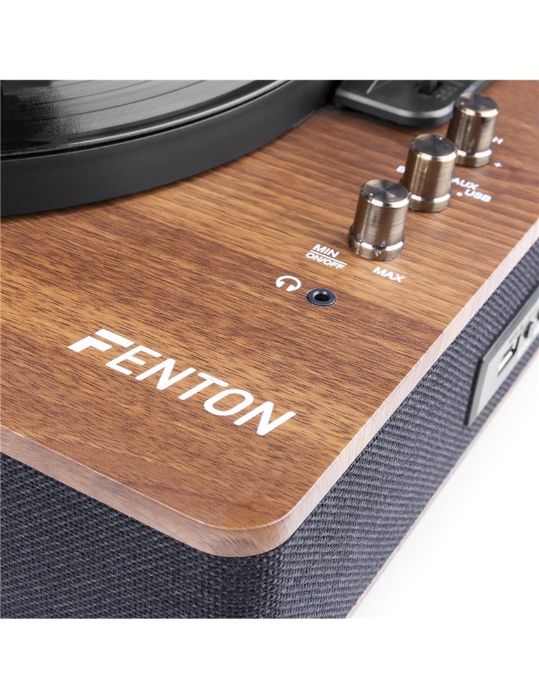 RP162 Giradiscos HQ BT Madera de nogal