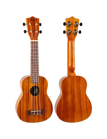 Ukelele Soprano Flight NUS-250 Natural Acacia 2