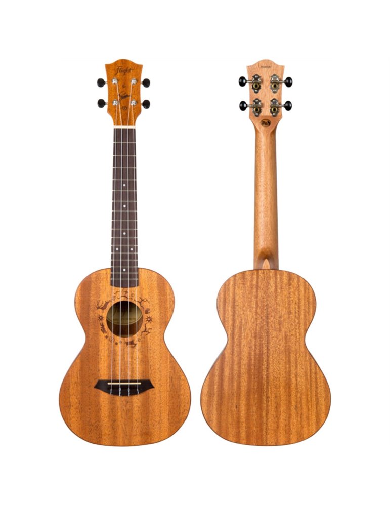 Ukelele Tenor Flight DUT-34 Designer Caoba Electroacustico