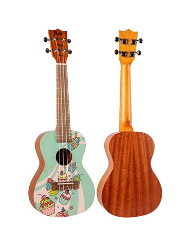 Ukelele Concert Flight AUC-33 Art Series Cupcake 2
