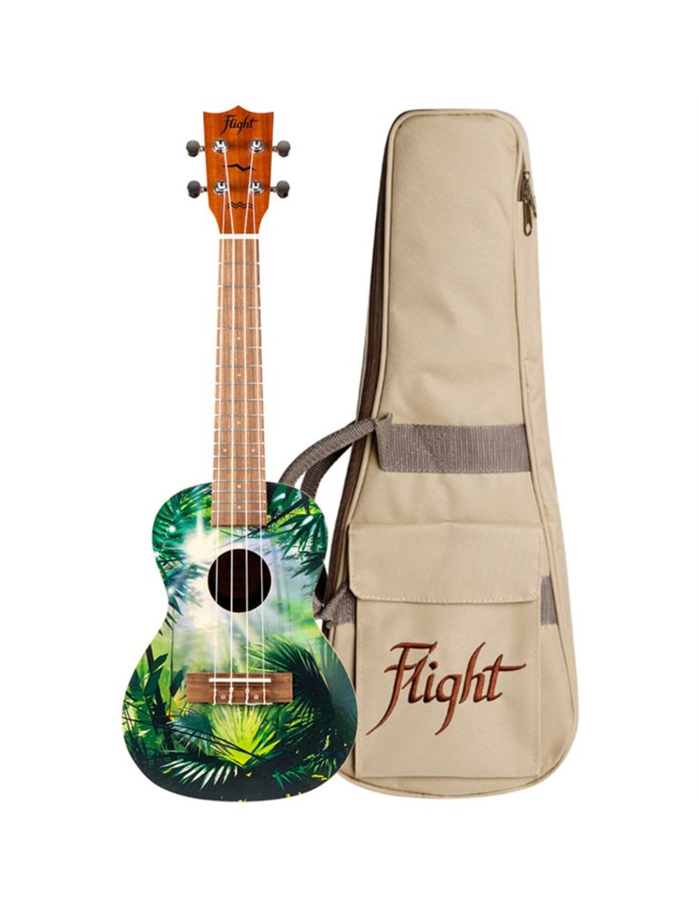 Ukelele Concert Flight AUC-33 Art Series Jungle