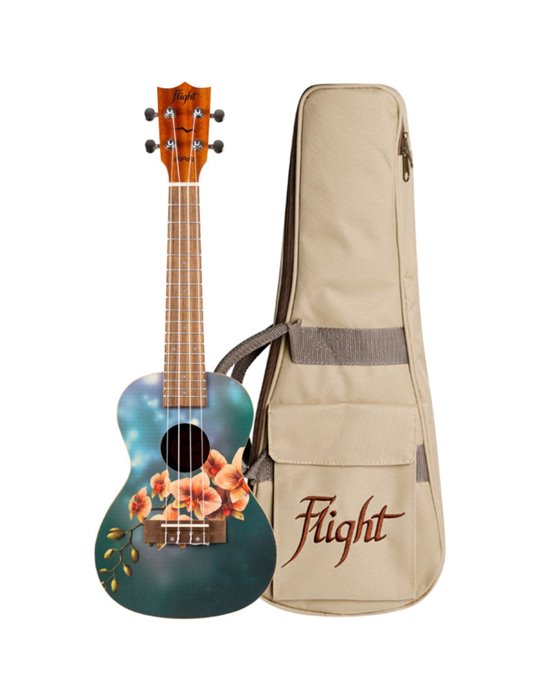 Ukelele Concert Flight AUC-33 Art Series Orchid
