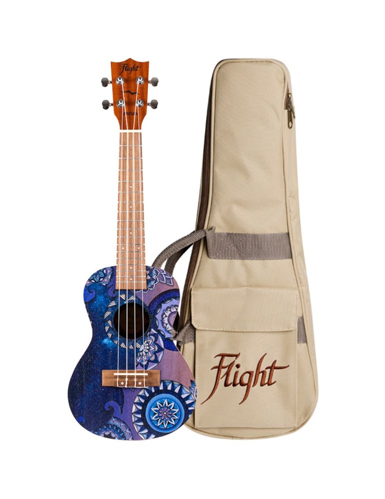 Ukelele Concert Flight AUC-33 Art Series Stardust
