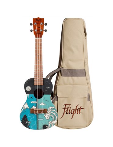 Ukelele Concert Flight AUC-33 Art Series Two Seasons