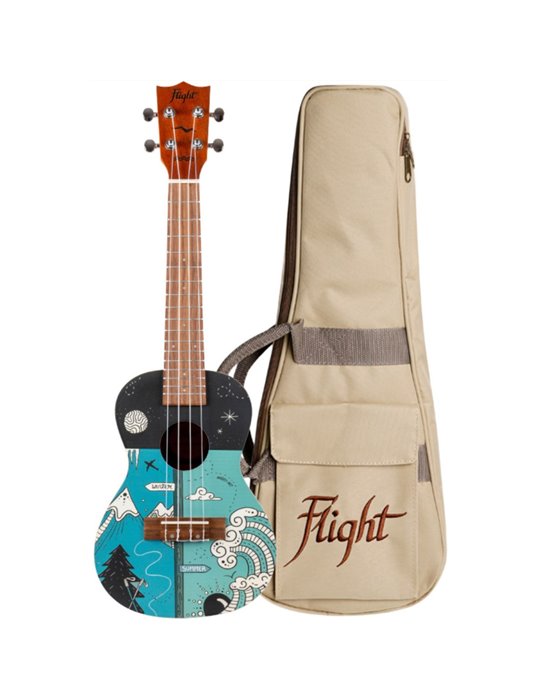 Ukelele Concert Flight AUC-33 Art Series Two Seasons