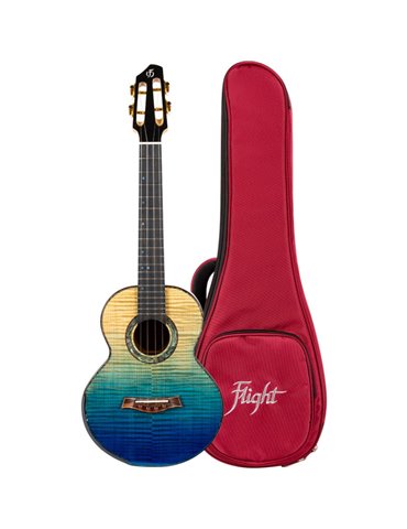 Ukelele Tenor Flight A10FM Anniversary Series Faded Blue