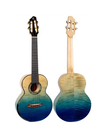 Ukelele Tenor Flight A10FM Anniversary Series Faded Blue 2