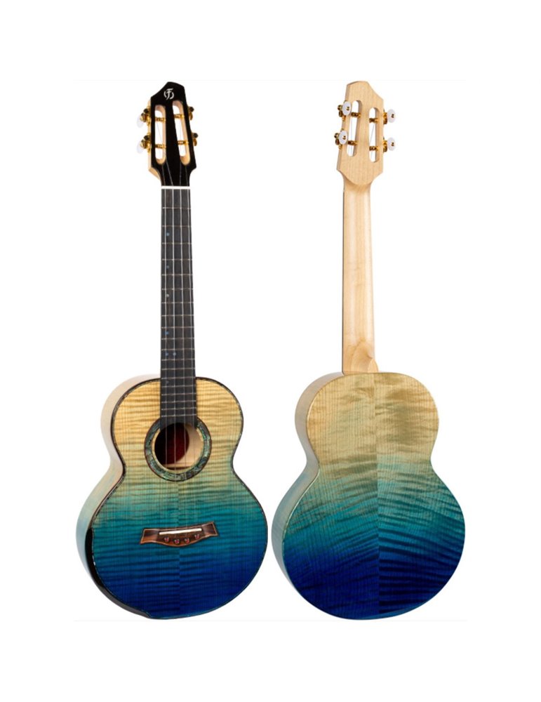 Ukelele Tenor Flight A10FM Anniversary Series Faded Blue