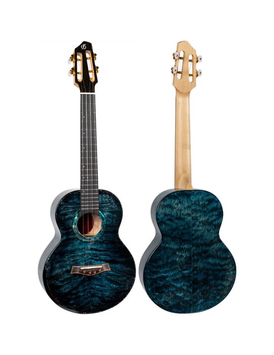 Ukelele Tenor Flight A10QM Anniversary Series Aqua Blue