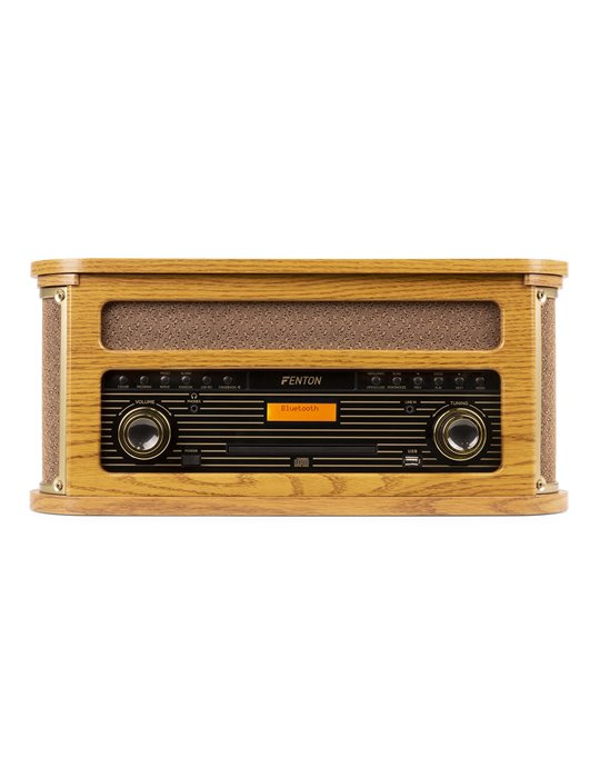Memphis Giradiscos Vintage Madera clara