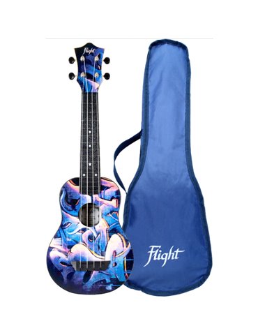 Ukelele Soprano Flight TUS-40 Travel Graffiti