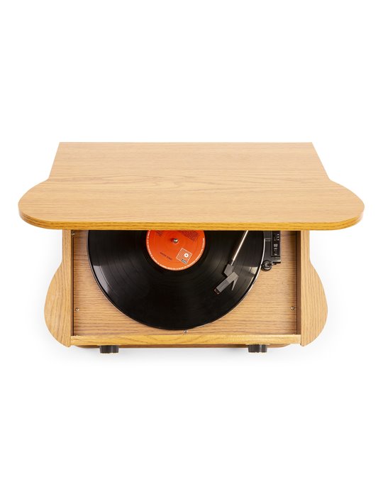 Memphis Giradiscos Vintage Madera clara