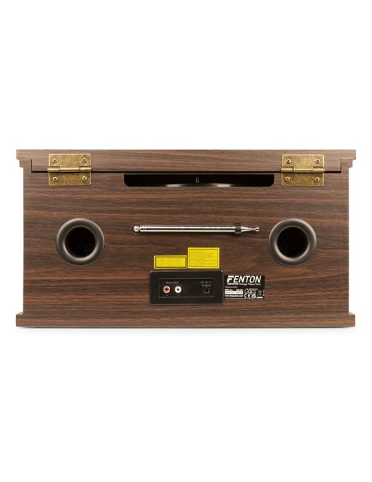 Memphis Giradiscos Vintage Madera oscura