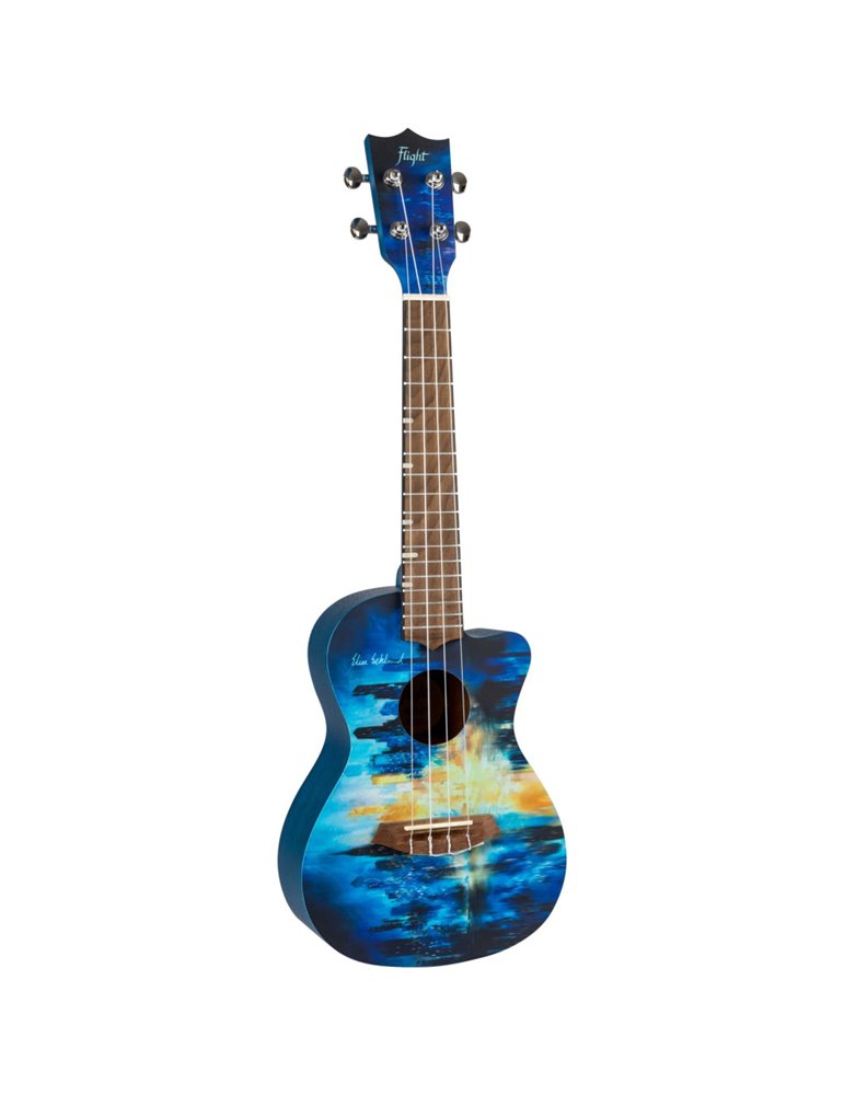 Ukelele Concert Flight AUC-CITY Art Series Elise Ecklund Signature