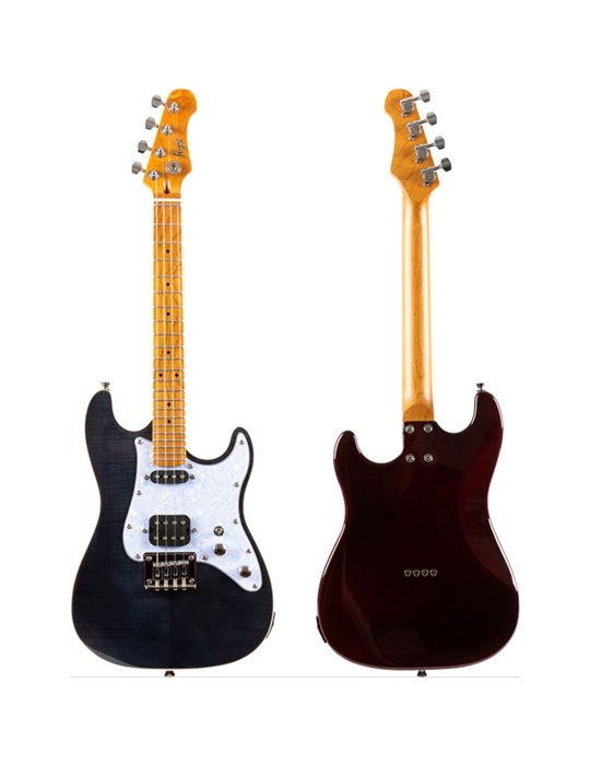 Ukelele Tenor Flight Rock Series Pathfinder Transparent Black Electric