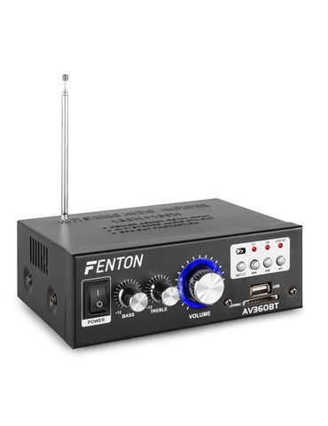 AV360BT Mini amplificador con BT/FM/SD/USB/MP3