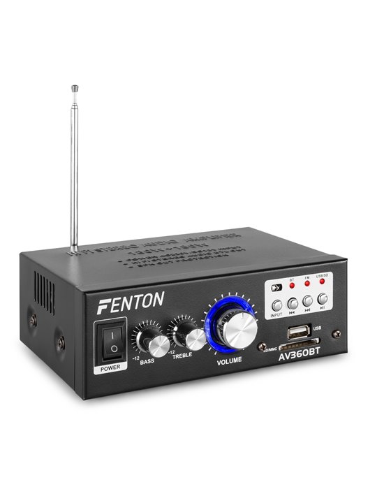 AV360BT Mini amplificador con BT/FM/SD/USB/MP3