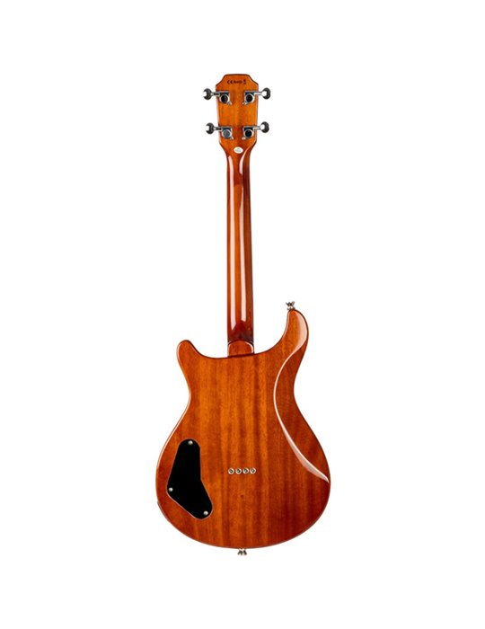 Ukelele Tenor Flight Vanguard Rock Series Transparent Purple