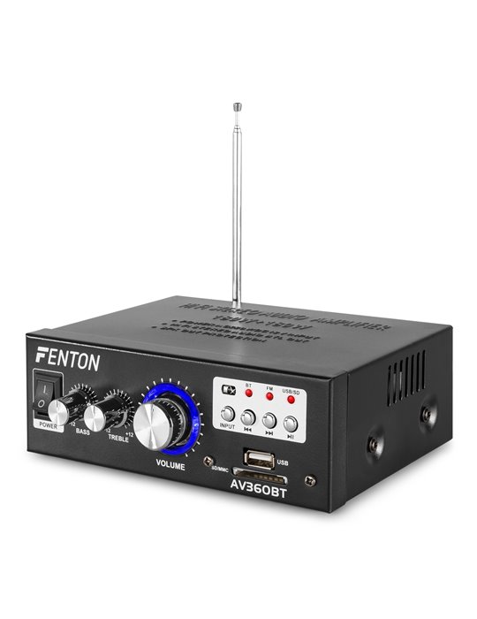 AV360BT Mini amplificador con BT/FM/SD/USB/MP3