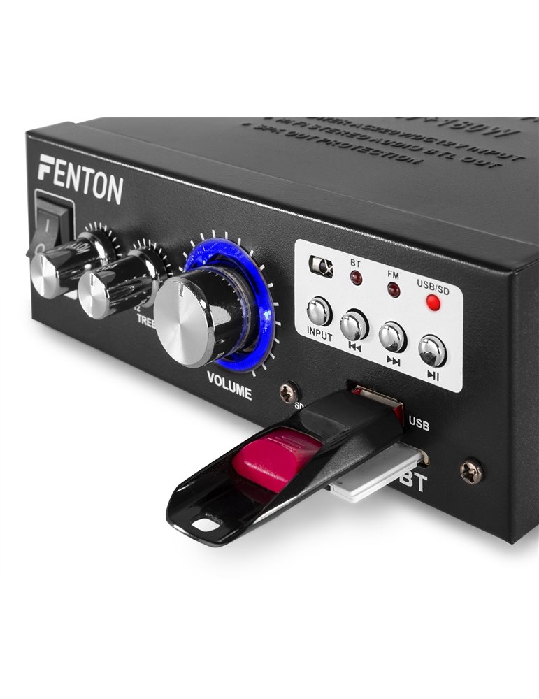 AV360BT Mini amplificador con BT/FM/SD/USB/MP3