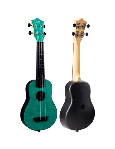 Ukelele Soprano Flight TUS-65 Travel Emerald