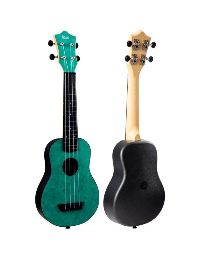 Ukelele Soprano Flight TUS-65 Travel Emerald