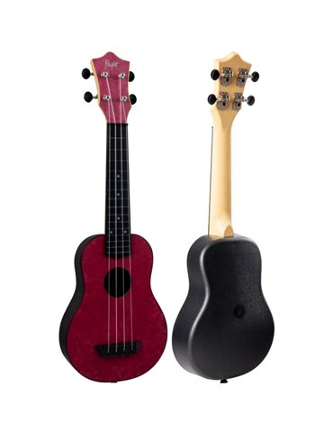 Ukelele Soprano Flight TUS-65 Travel Ruby