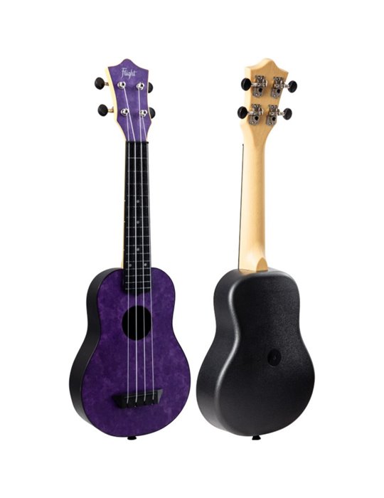 Ukelele Soprano Flight TUS-65 Travel Amethyst