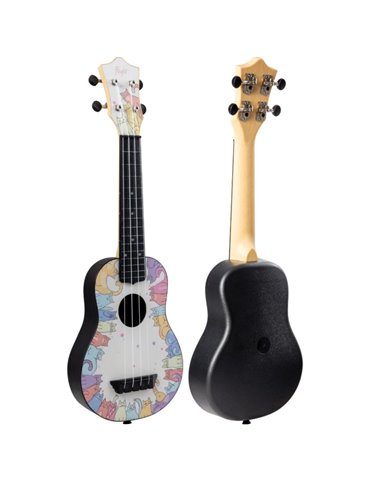 Ukelele Soprano Flight TUS-40 Travel Kitty