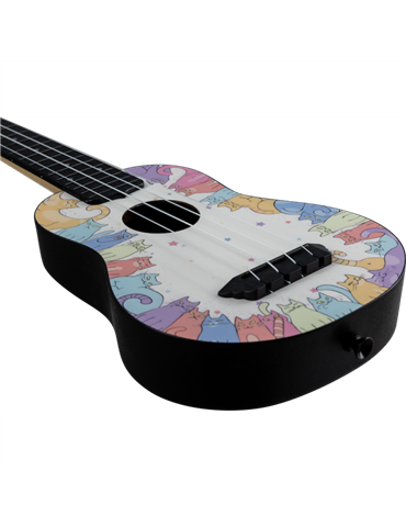 Ukelele Soprano Flight TUS-40 Travel Kitty 2