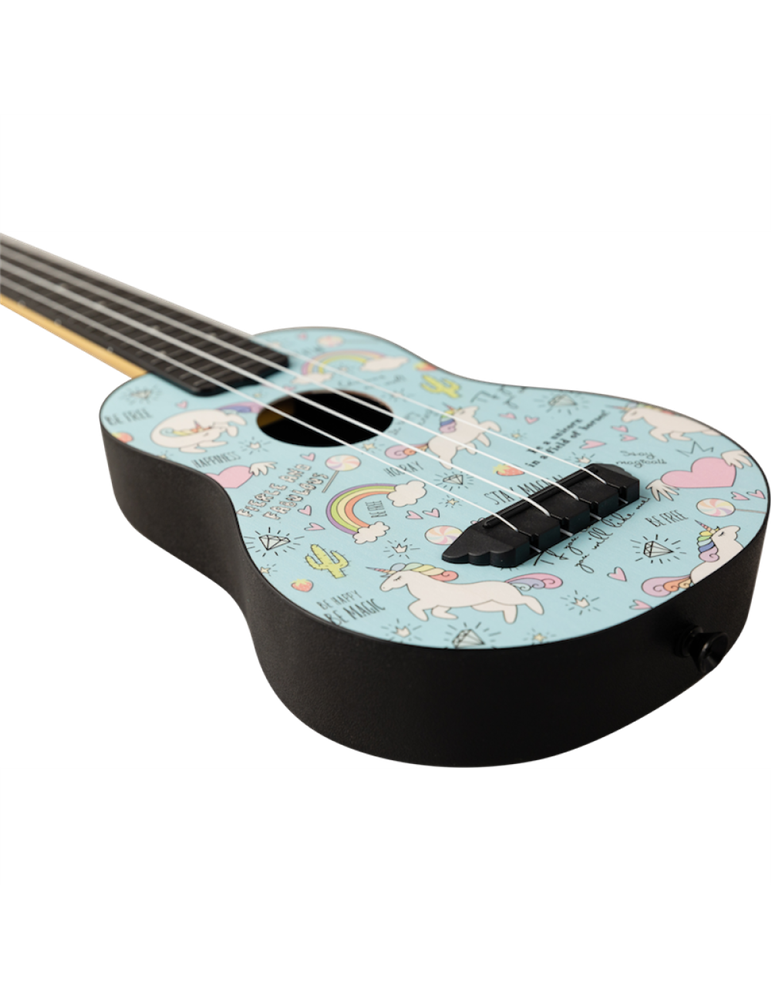 Ukelele Soprano Flight TUS-40 Travel Unicorn