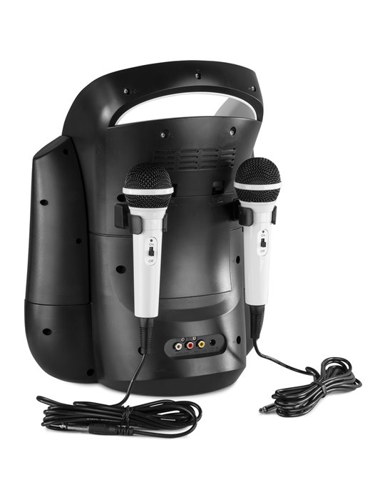 SBS30W Sistema Karaoke con CD y 2 micros Blanco