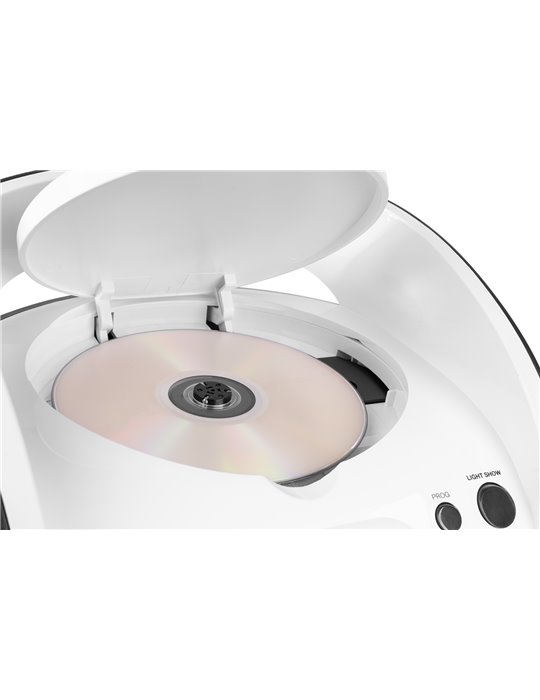 SBS30W Sistema Karaoke con CD y 2 micros Blanco