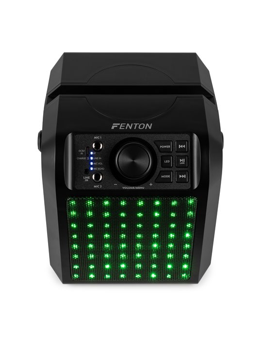KAR50B Altavoz Karaoke con efecto de luz LED Negro