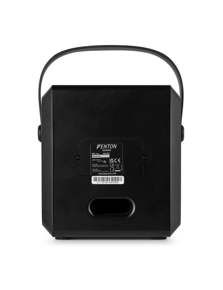 KAR50B Altavoz Karaoke con efecto de luz LED Negro