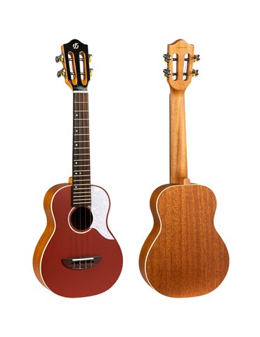 Ukelele Concert Flight Princess Series Iris RD Rojo 2
