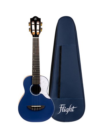 Ukelele Concert Flight Princess Series Iris DB Azul Fuerte
