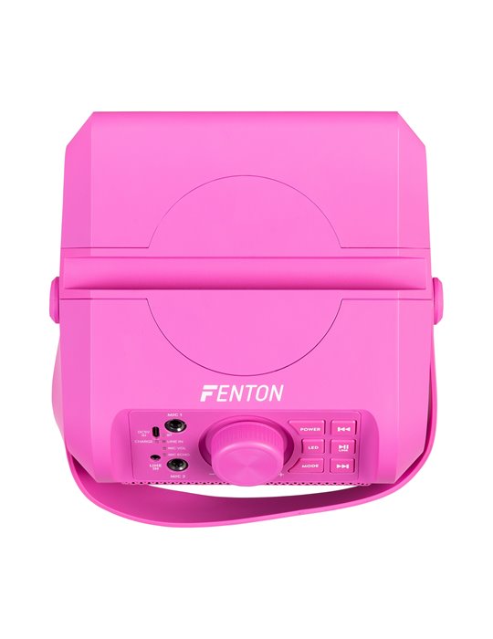 KAR50P Altavoz Karaoke con efecto de luz LED Rosa