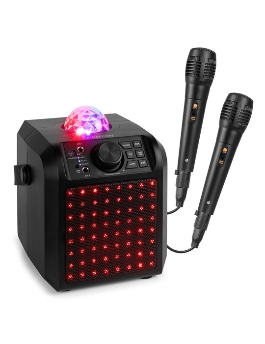 KAR55B Altavoz Karaoke con LED Jelly Ball Negro