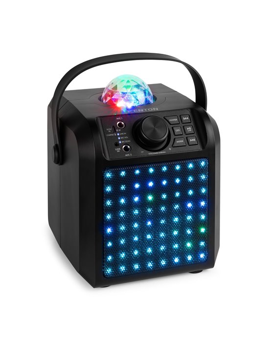 KAR55B Altavoz Karaoke con LED Jelly Ball Negro