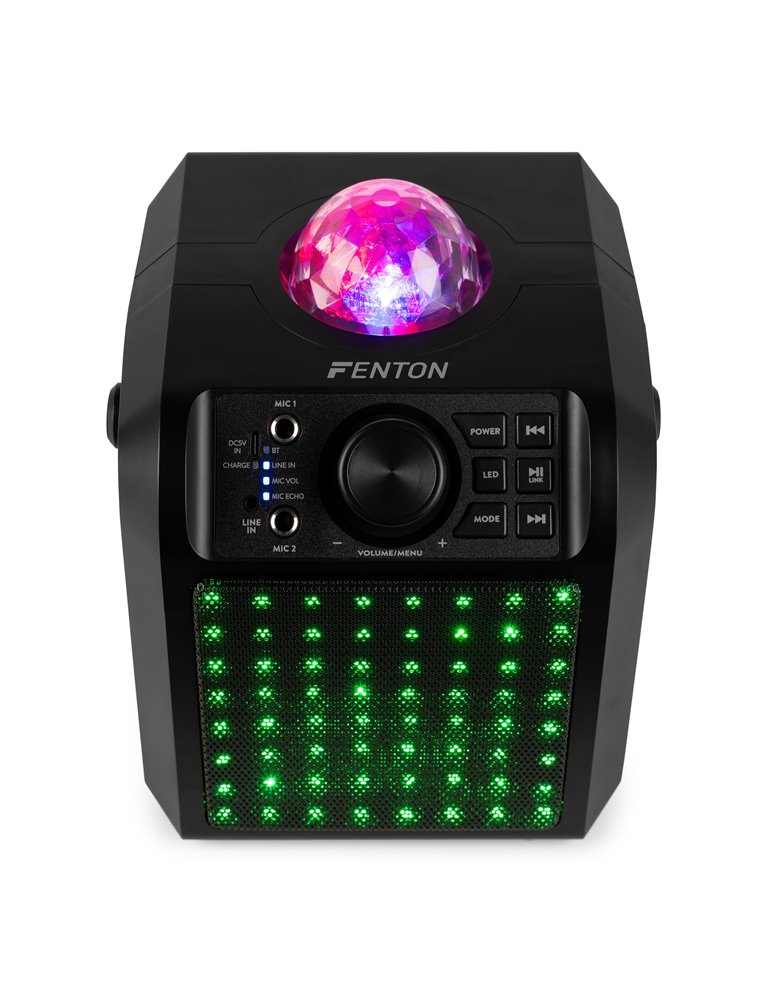 KAR55B Altavoz Karaoke con LED Jelly Ball Negro