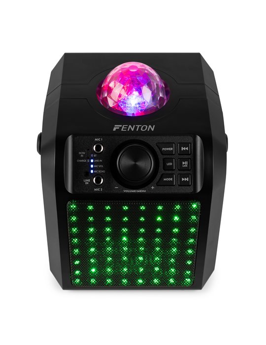 KAR55B Altavoz Karaoke con LED Jelly Ball Negro