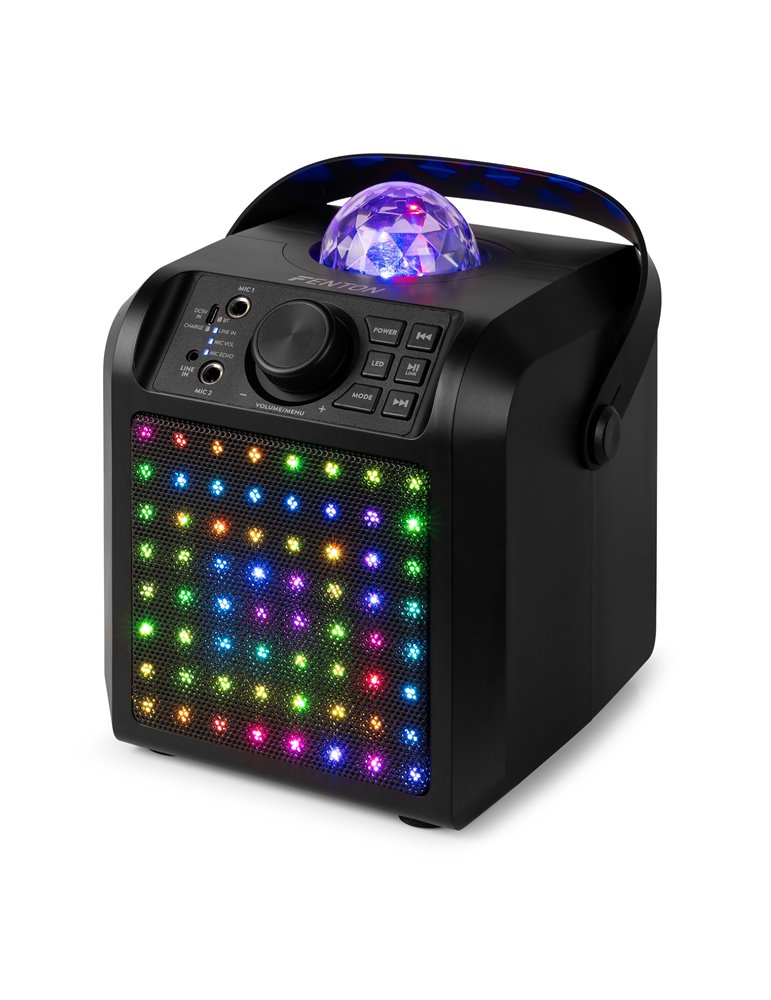 KAR55B Altavoz Karaoke con LED Jelly Ball Negro