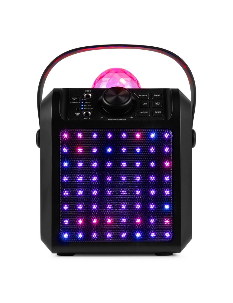 KAR55B Altavoz Karaoke con LED Jelly Ball Negro