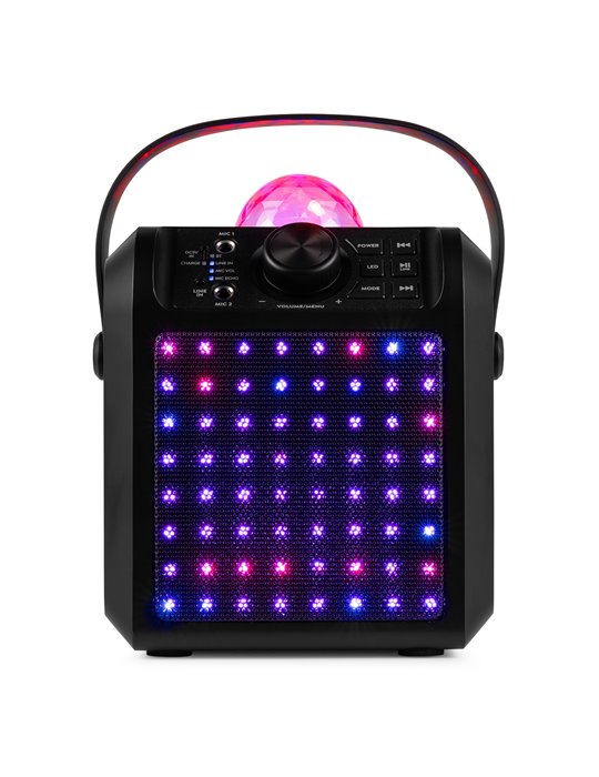 KAR55B Altavoz Karaoke con LED Jelly Ball Negro
